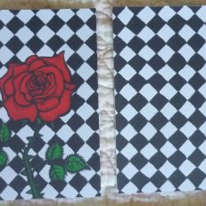 Gothic Rose Greeting Card Gift