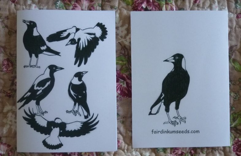 Magpie Greeting Card Gift